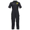 Unlined Poplin Short Sleeve Coverall Thumbnail